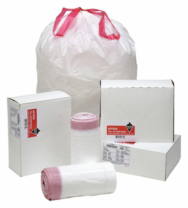 TRASH BAG 13 GAL. WHITE PK100 by Tough Guy
