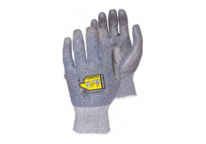 KNIT GLOVES BLUE/GRAY GLOVE SIZE 6 PR by Superior Glove