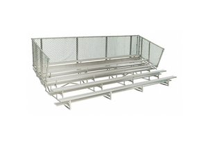 BLEACHER 5 ROWS 70 SEATS 21 FT L by National Recreation Systems