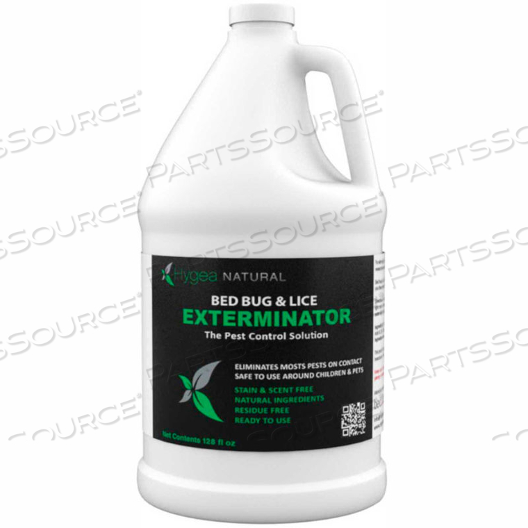 911 EXTERMINATOR SPRAY REFILL, 1 GALLON BOTTLE, 4 BOTTLES by Bed Bug 911 Corp.