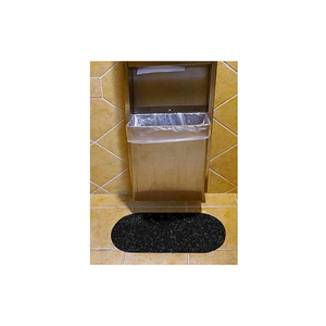 WIZKID ANTIMICROBIAL SINK/HAND TOWEL, BLACK 12 MATS/BOX by Sanastar Inc