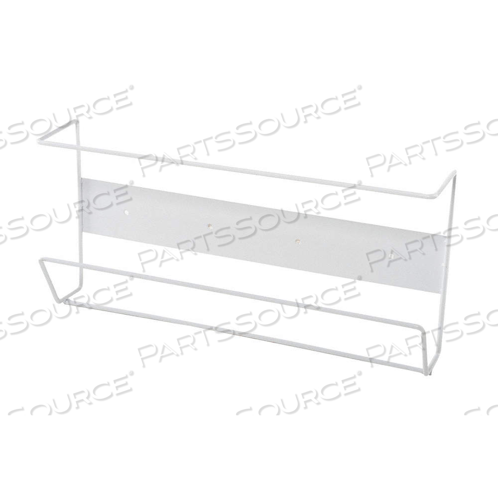 GLOVE BOX DISPENSER, 3 BOXES, ENAMEL-COATED STEEL WIRE, WHITE, TOP LOAD, HORIZONTAL by Approved Vendor