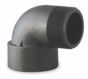 90° STREET ELBOW, 1/2 IN X 1/2 IN FITTING PIPE SIZE, SCHEDULE 80, FEMALE NPT X MALE NPT, 300 PSI by Banjo