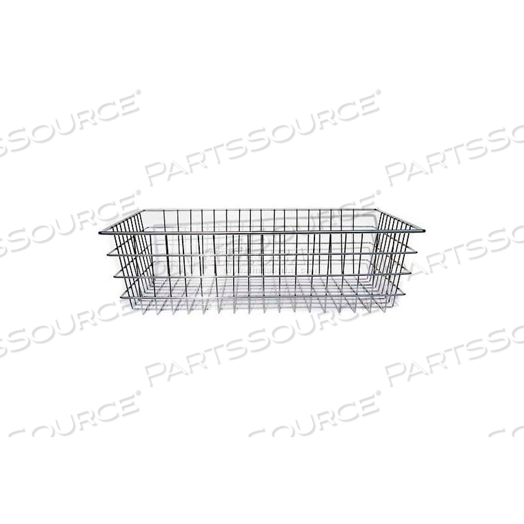 NESTING WIRE BASKETS 18X28X8 CHROME PLATED, PRICE EACH FOR QTY 5+ by Marlin Steel Wire Products Inc