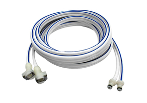 ATS 1500/2000/3000 DUAL PORT HOSE, BLUE/WHITE by Zimmer