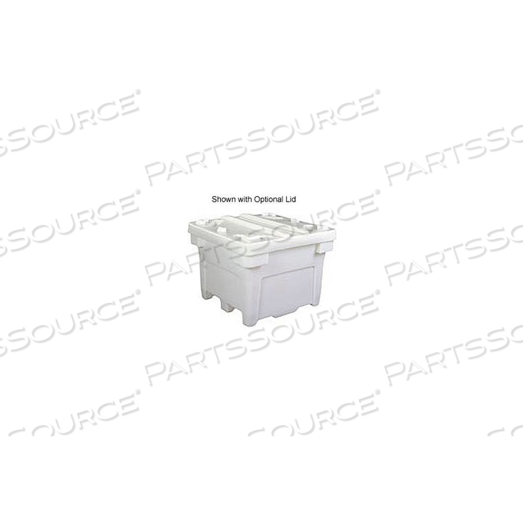 BONAR PLASTICS FDA SINGLE WALL BULK CONTAINER PC-3000-A001 - 43X43X30-1/2 1000 LB CAPACITY NATURAL by Snyder Industries BONAR PLASTICS FDA SINGLE WALL BULK CONTAINER PC-3000-A001 - 43X43X30-1/2 1000 LB CAPACITY NATURAL by Snyder Industries