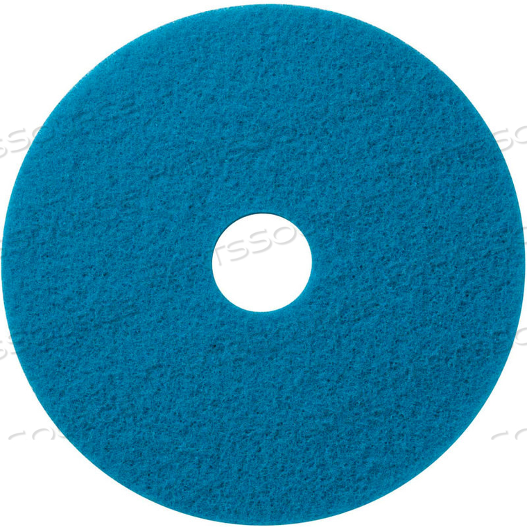 18" SCRUBBING PAD, BLUE, 5 PER CASE by Americo Manufacturing Co.
