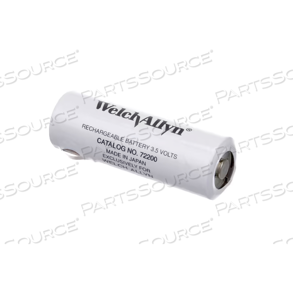 BATTERY, RECHARGEABLE NICD, 3.6V, 800 MAH 