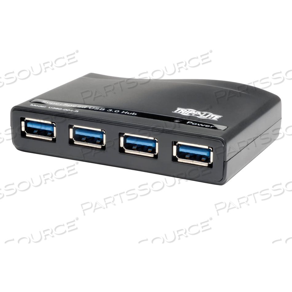 4-PORT USB 3.0 SUPERSPEED COMPACT HUB 5GBPS BUS POWERED by Tripp Lite 4-PORT USB 3.0 SUPERSPEED COMPACT HUB 5GBPS BUS POWERED by Tripp Lite