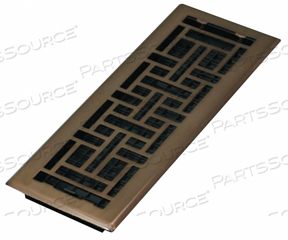 4X14 FLOOR REGISTER by Decor Grates 4X14 FLOOR REGISTER by Decor Grates