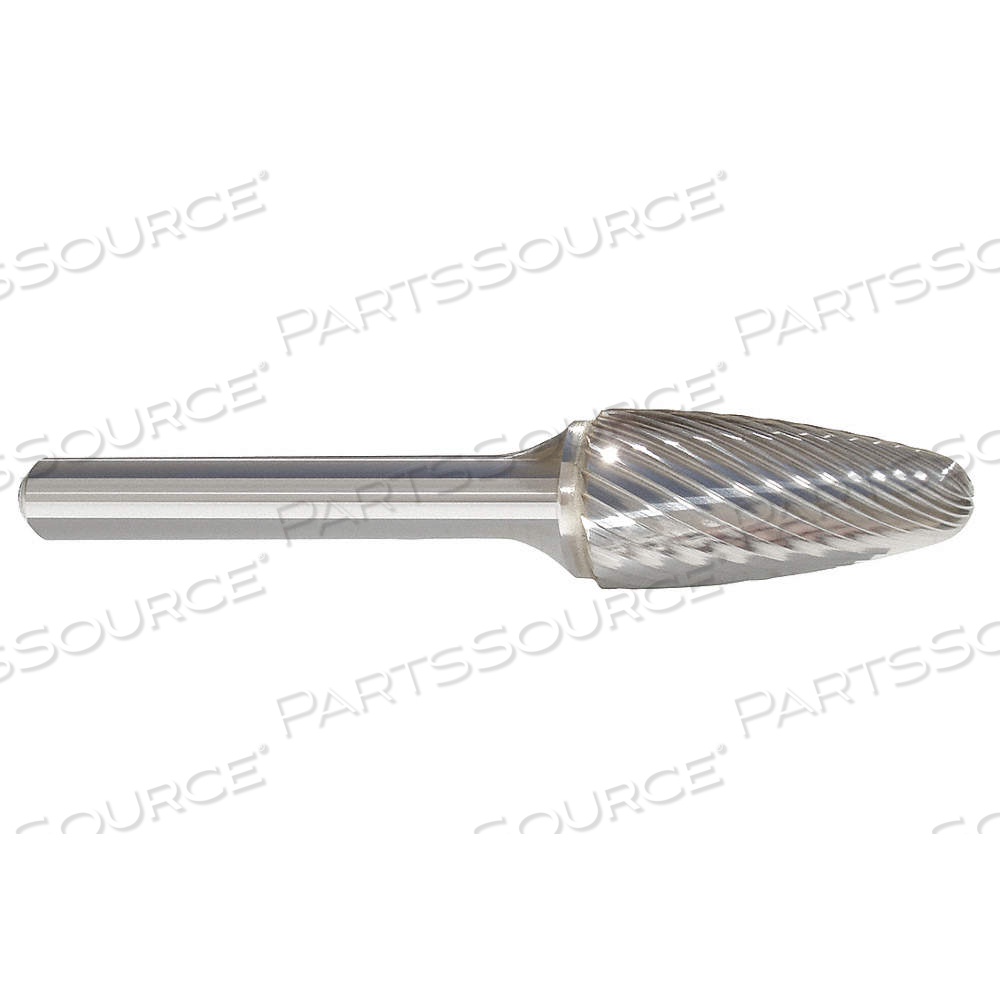 CARBIDE BUR, BALL-NOSED TREE, SF-53, SINGLE CUT, 3/16 IN X 1/2 IN HEAD, 1/8 IN SHANK by Monster