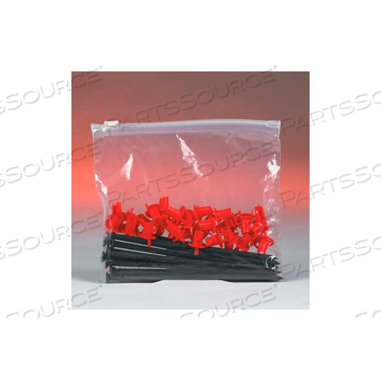 SLIDE-SEAL RECLOSABLE POLY BAGS 10" X 13" 3 MIL CLEAR 100 PACK by Box Packaging Inc SLIDE-SEAL RECLOSABLE POLY BAGS 10" X 13" 3 MIL CLEAR 100 PACK by Box Packaging Inc