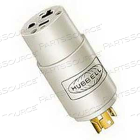 NYLON CONVENIENCE ADAPTER, NEMA 5-15P TO NEMA 5-20R by Hubbell Power Systems NYLON CONVENIENCE ADAPTER, NEMA 5-15P TO NEMA 5-20R by Hubbell Power Systems