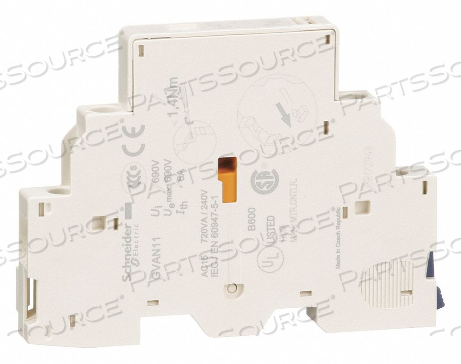 AUXILLARY CONTACT 6A 1NC 1NO by APC / American Power Conversion AUXILLARY CONTACT 6A 1NC 1NO by APC / American Power Conversion