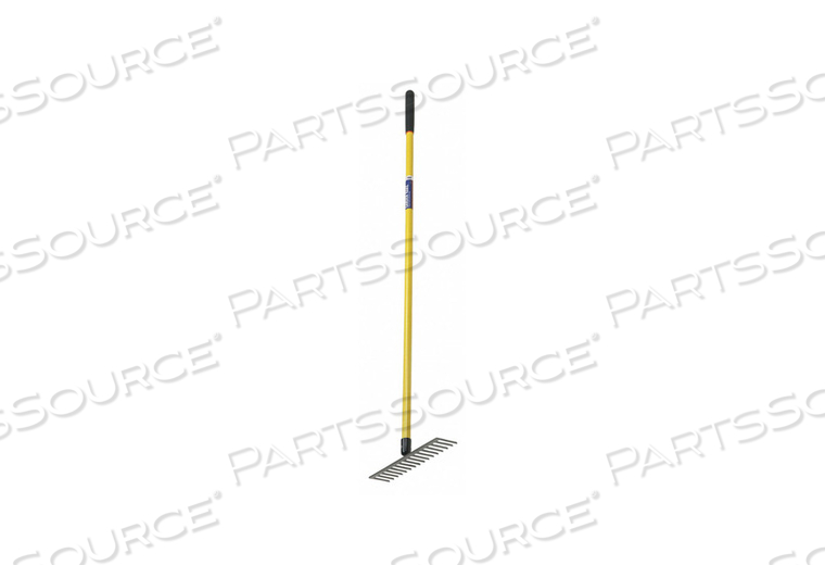 GARDEN RAKE 16 TINES FIBERGLASS HANDLE by Ability One GARDEN RAKE 16 TINES FIBERGLASS HANDLE by Ability One