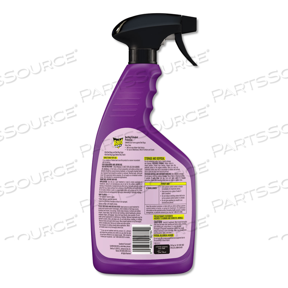 BED BUG AND FLEA KILLER, 22 OZ BOTTLE 