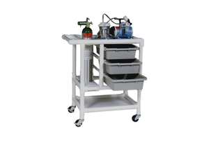 PVC NON-MAGNETIC MRI CRASH CART by MRI Corporation