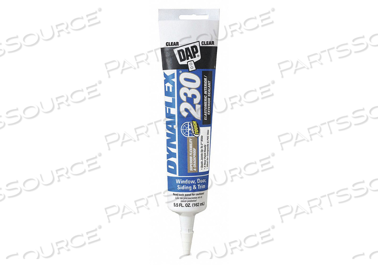 ACRYLIC LATEX CAULK TUBE CLEAR 5.5 OZ. by DAP Products Inc.