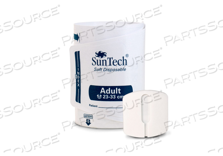 DISPOSABLE SINGLE PATIENT USE BP CUFF, ADULT (23-33 CM) by SunTech Medical
