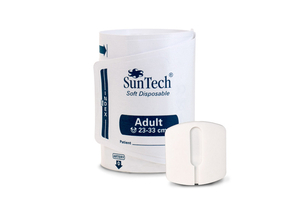 SINGLE PATIENT USE KIT - DISPOSABLE BLOOD PRESSURE CUFF W/ MICPAD - ADULT (BOX OF 20) by SunTech Medical