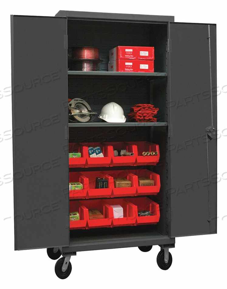 BIN CAB LOUVERED/SHELVING 80 H 36 W 24 D by Durham Manufacturing Company BIN CAB LOUVERED/SHELVING 80 H 36 W 24 D by Durham Manufacturing Company