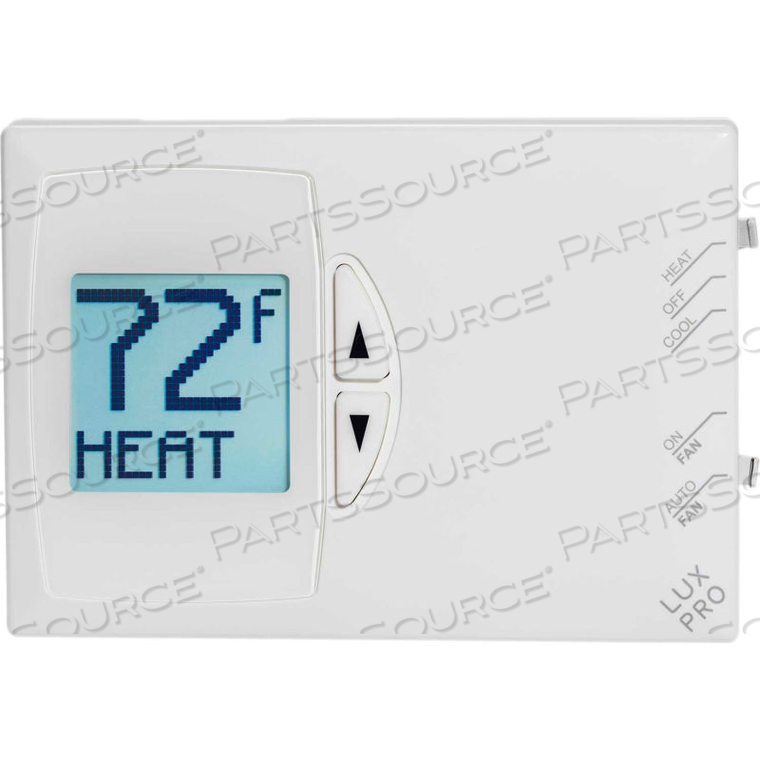 LOW VOLTAGE DIGITAL NON-PROGRAMMABLE THERMOSTAT - 1 STAGE HEAT AND COOL 24 VAC 