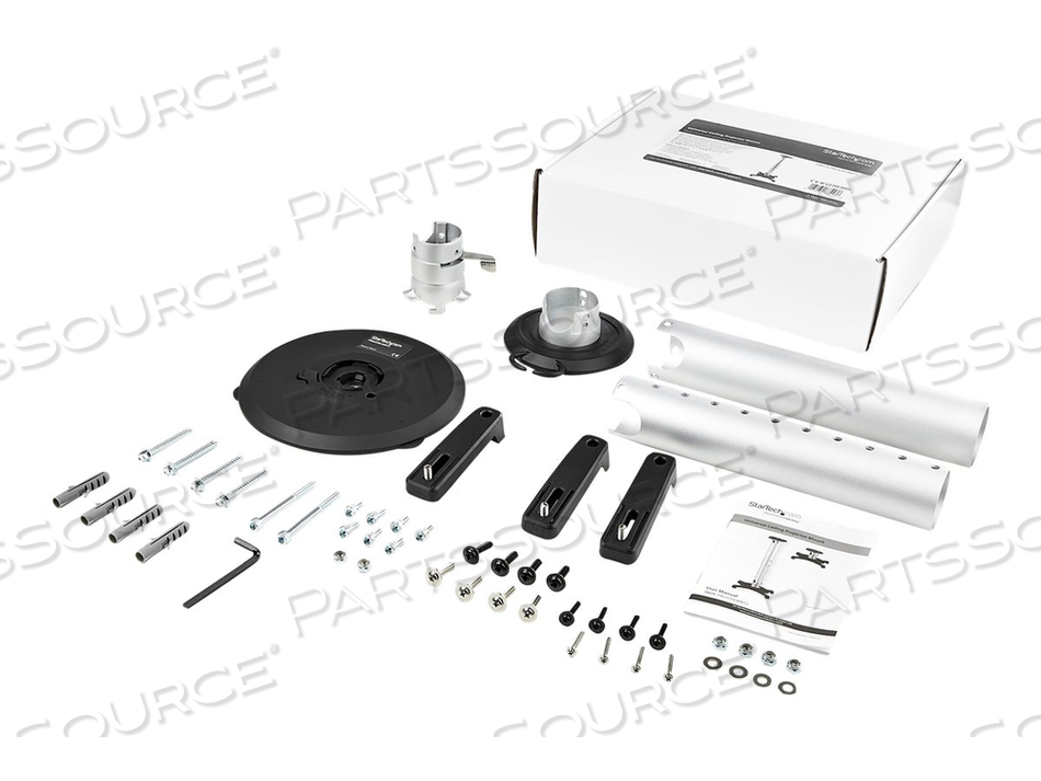 UNIVERSAL CEILING PROJECTOR MOUNT, HEAVY DUTY HEIGHT ADJUSTABLE/EXTENDABLE POLE MOUNT 5"-22.7" FROM CEILING, 33LB (15KG), TILT/ROTATE, HANGI by StarTech.com Ltd.