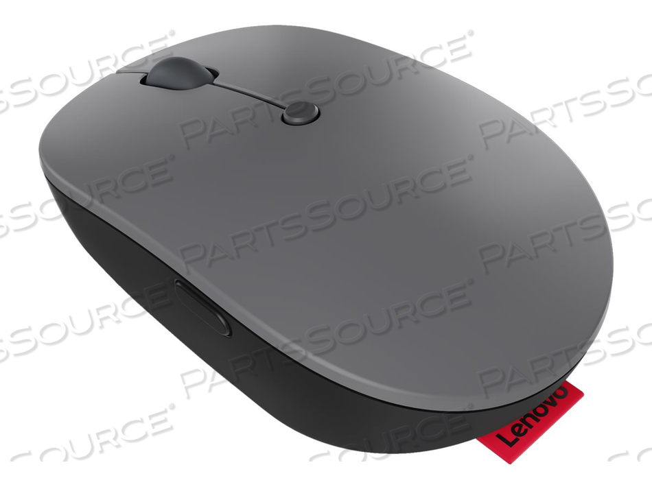 GO, MOUSE, ERGONOMIC, RIGHT AND LEFT-HANDED, BLUE OPTICAL, 5 BUTTONS, WIRELESS, 2.4 GHZ, USB-C WIRELESS RECEIVER, STORM GRAY, FOR SLIM 7 PRO by Lenovo GO, MOUSE, ERGONOMIC, RIGHT AND LEFT-HANDED, BLUE OPTICAL, 5 BUTTONS, WIRELESS, 2.4 GHZ, USB-C WIRELESS RECEIVER, STORM GRAY, FOR SLIM 7 PRO by Lenovo