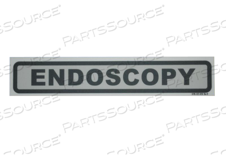 0785023028 Stryker Medical BASE HOOD ENDOSCOPY LABEL For Sale