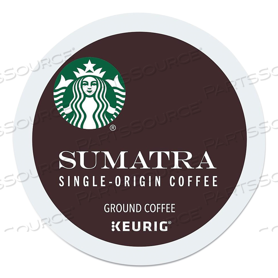 SUMATRA COFFEE K-CUPS, SUMATRAN, K-CUP, 96/BOX 