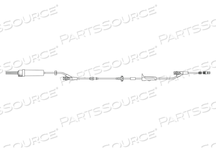 ADMINISTRATION SET 20 DROPS / ML DRIP RATE 117 INCH 2 PORTS by CareFusion Alaris / 303 ADMINISTRATION SET 20 DROPS / ML DRIP RATE 117 INCH 2 PORTS by CareFusion Alaris / 303