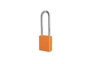 D8965 LOCKOUT PADLOCK KA ORANGE 1-7/8 H by American Lock