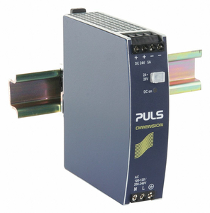 DC POWER SUPPLY METAL 24 TO 28VDC 120W by PULS