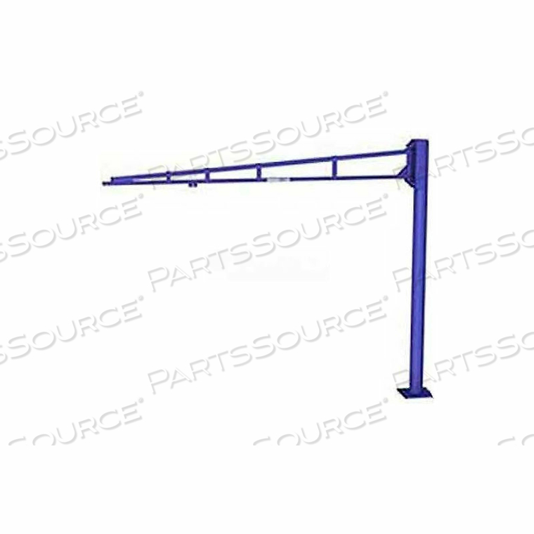 LD FREE STANDING TOOL SOLUTIONS JIB CRANE, 6' SPAN & 10' HEIGHT UNDER BOOM, 50 LB CAP by Gorbel, Inc.