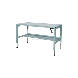 60 X 29 HYDRAULIC ERGONOMIC WORKBENCH-STEEL TOP by Parent Metal Products