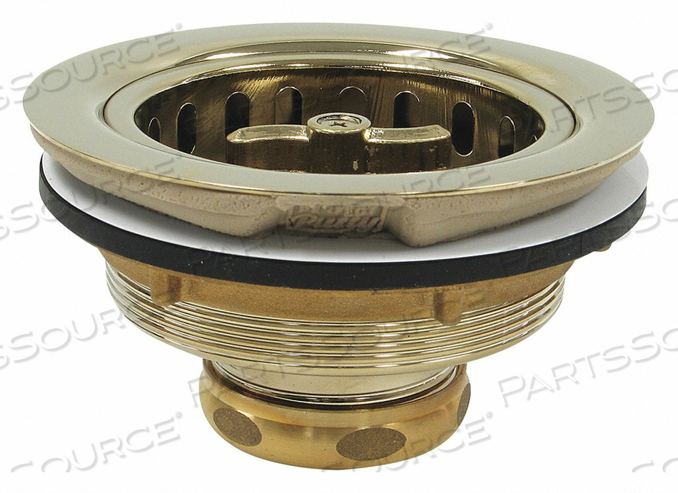 SINKSTRAINER D1-1/2 BRASS PLASTIC by Perfect Putty SINKSTRAINER D1-1/2 BRASS PLASTIC by Perfect Putty