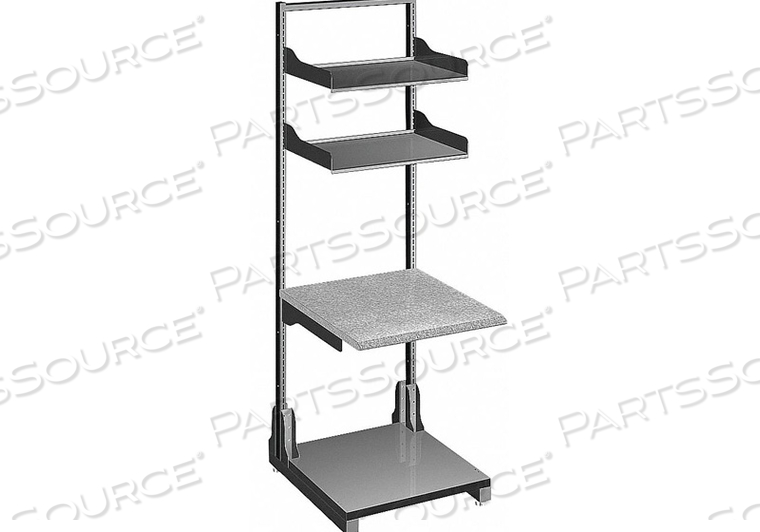 COMPUTER WORKSTATION 3 SHELF by Hergo