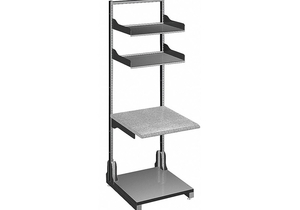 COMPUTER WORKSTATION 3 SHELF by Hergo