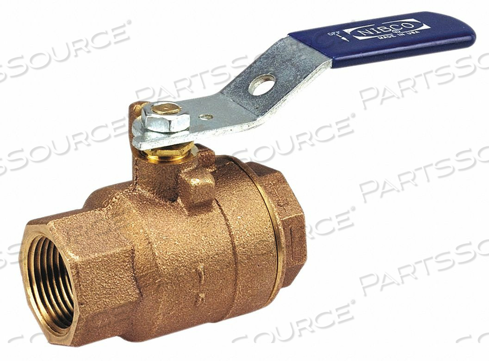 BRONZE BALL VALVE INLINE FNPT 3/8 IN by Nibco BRONZE BALL VALVE INLINE FNPT 3/8 IN by Nibco