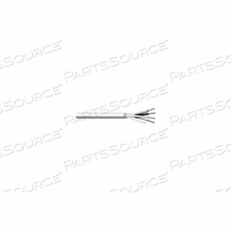CAROL MULTI-CONDUCTOR, FLEXFOIL SHIELD - 2 CONDUCTORS, 24 AWG, 19/36 TC, BLACK by General Cable Industries