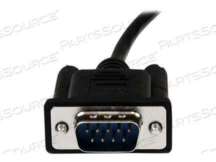 NULL MODEM CABLE, 6.6 FT DB9 RS232 SERIAL FEMALE TO MALE BLACK by StarTech.com Ltd. NULL MODEM CABLE, 6.6 FT DB9 RS232 SERIAL FEMALE TO MALE BLACK by StarTech.com Ltd.