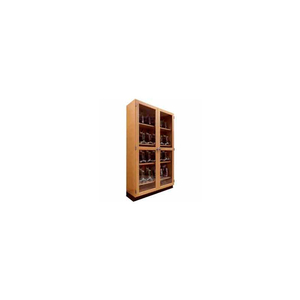 WOOD CLEAR DOOR STORAGE CABINET 358-4822 - 48"W X 22"D X 84"H by Diversified Woodcrafts