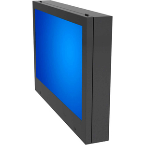 INDOOR/OUTDOOR LCD GUARDIAN TV ENCLOSURE FOR 37"-49" MONITORS, BLACK by Pc Enclosures