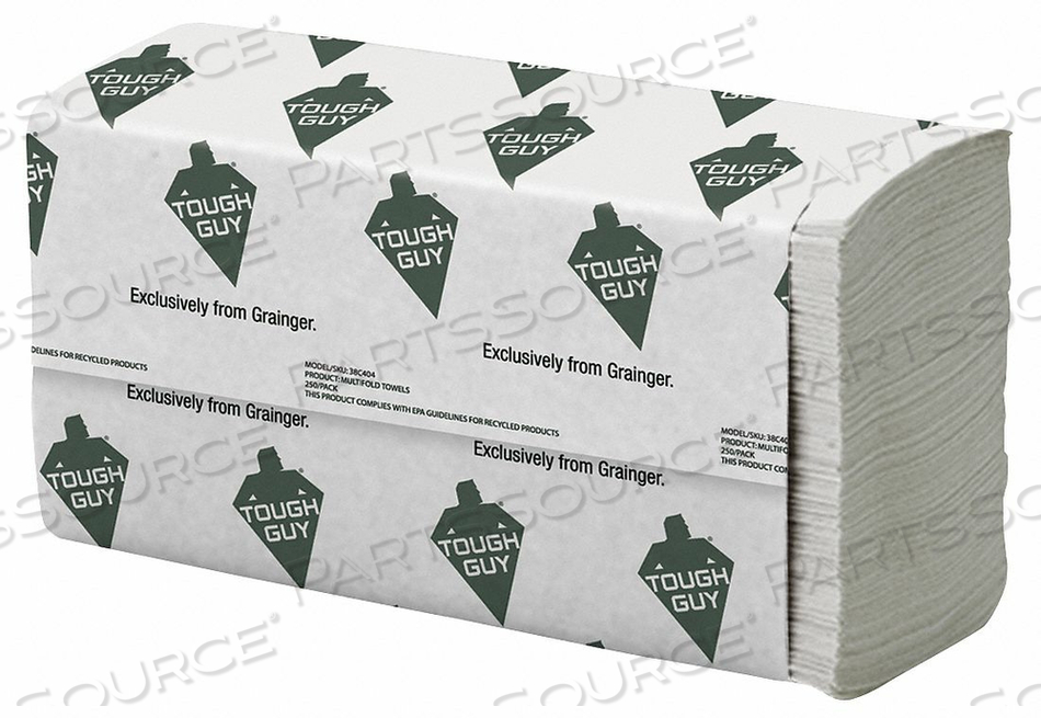 MULTIFOLD SHEETS WHITE TOUGH GUY PK16 by Tough Guy