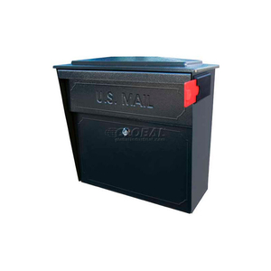 TOWNHOUSE WALL MOUNT MAIL BOSS LOCKING MAILBOX BLACK by Epoch Design LLC Dba Mail Boss TOWNHOUSE WALL MOUNT MAIL BOSS LOCKING MAILBOX BLACK by Epoch Design LLC Dba Mail Boss