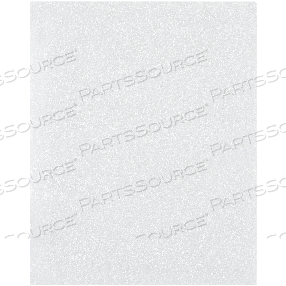 FLUSH CUT FOAM POUCHES, 8" X 10", WHITE, 275/CASE by BOX Partners (Box Acquisitions, LLC)