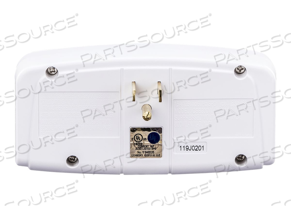 ESSENTIAL CSB300W, SURGE PROTECTOR, AC 125 V, OUTPUT CONNECTORS: 3 by CyberPower