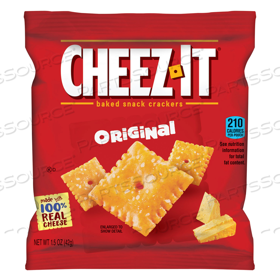 CHEEZ-IT CRACKERS, 1.5 OZ SINGLE-SERVING SNACK PACK by Sunshine