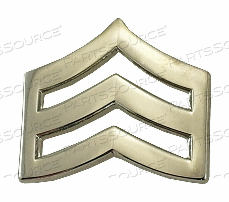 METAL RANK INSIGNIA SGT. CHEVRON NCKL PR by Heros Pride METAL RANK INSIGNIA SGT. CHEVRON NCKL PR by Heros Pride