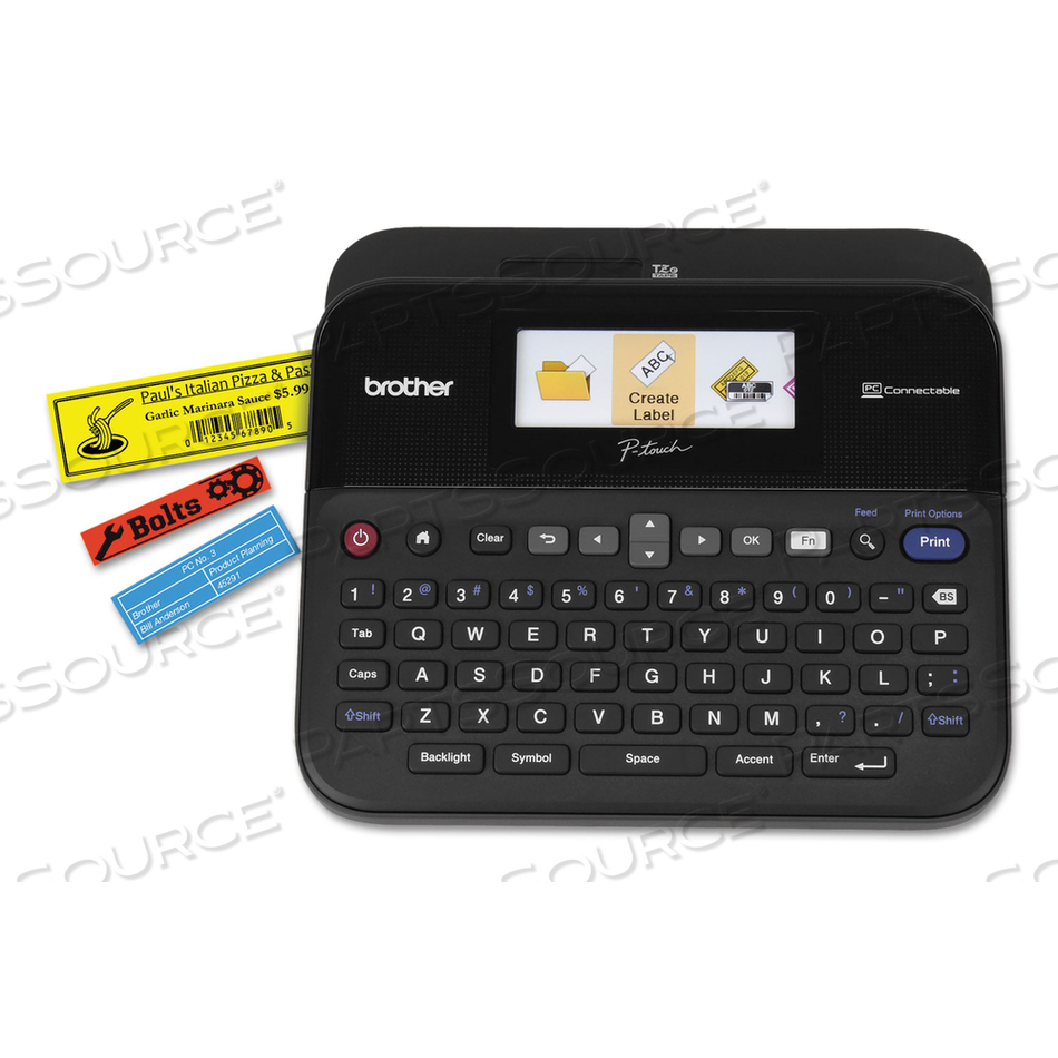 PC-CONNECTABLE LABEL PRINTER WITH COLOR DISPLAY by Brother PC-CONNECTABLE LABEL PRINTER WITH COLOR DISPLAY by Brother
